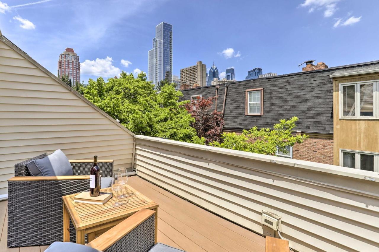 Philly Townhome With Private Patio And City Views Filadélfia Exterior foto